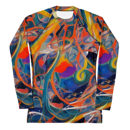 Women's Rash Guard - Vivid Tangle