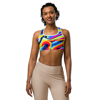 Sports Bra - Electric Dreamscape