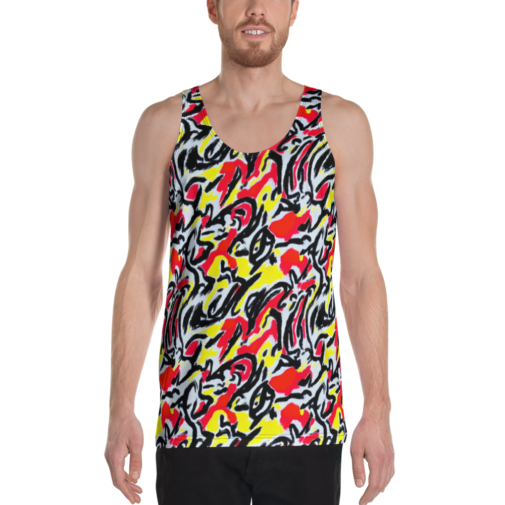 Men's Tank Top - Cosmic Brushstrokes