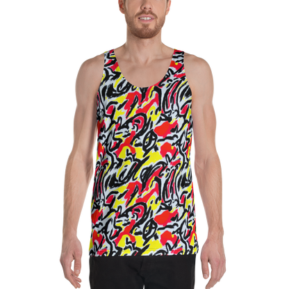 Men's Tank Top - Cosmic Brushstrokes