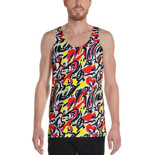 Men's Tank Top - Cosmic Brushstrokes