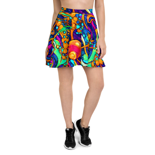 Skater Skirt - Iridescent Nebula