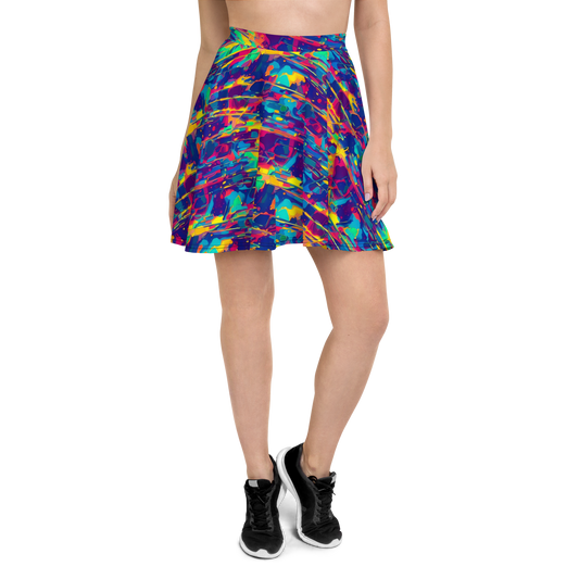 Skater Skirt - Spectrum Streaks