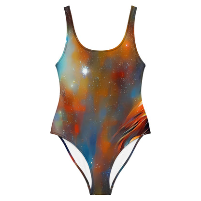 One-Piece Swimsuit - Asterglow Veil