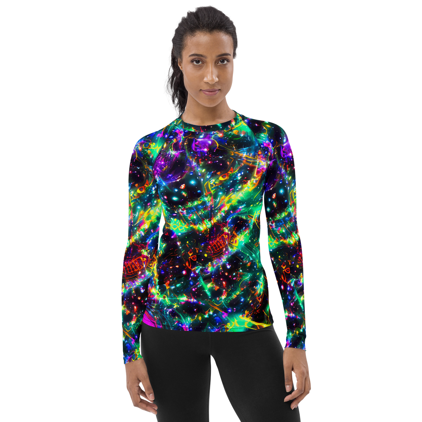 Women's Rash Guard - Blythe Nebula