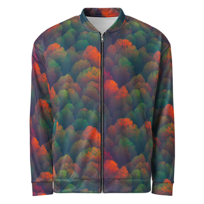 Bomber Jacket - Flame-Kissed Foliage