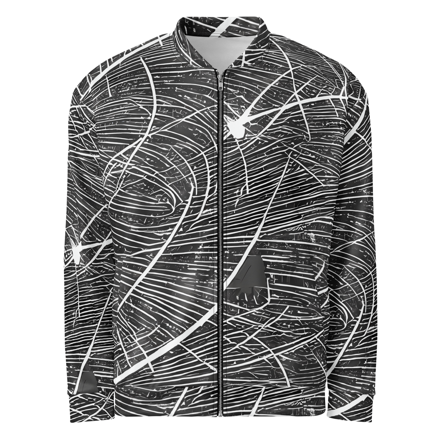 Bomber Jacket - Silver Echo