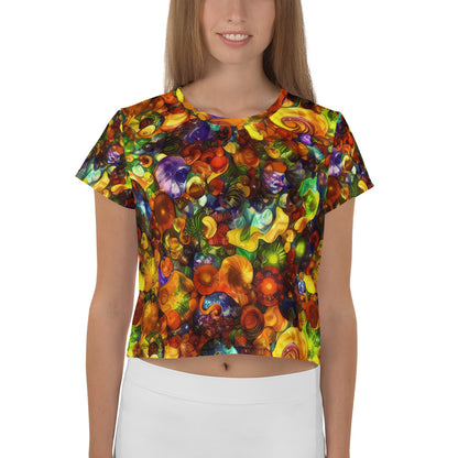 Women's Crop Tee - Spirals of Splendor