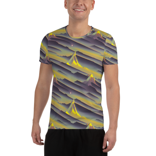 Men's Athletic T-Shirt - Surreal Summit