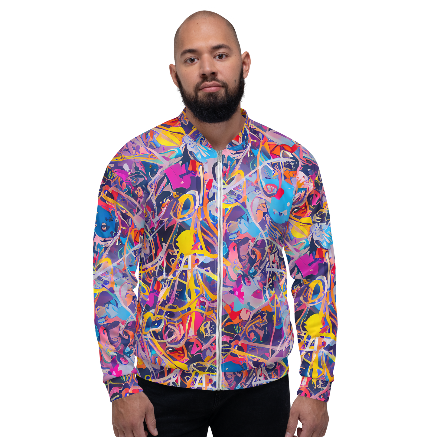 Bomber Jacket - Vibrant Fusion