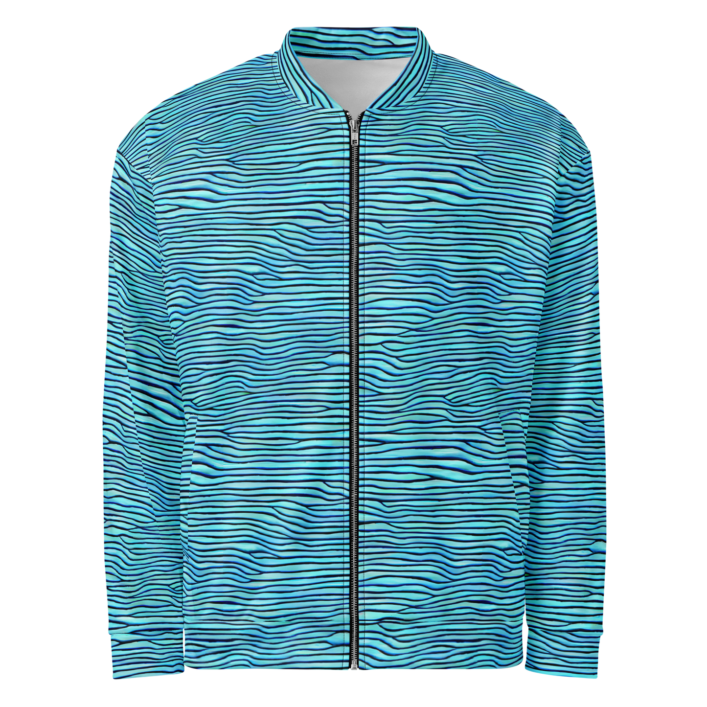 Bomber Jacket - Aqua Drift