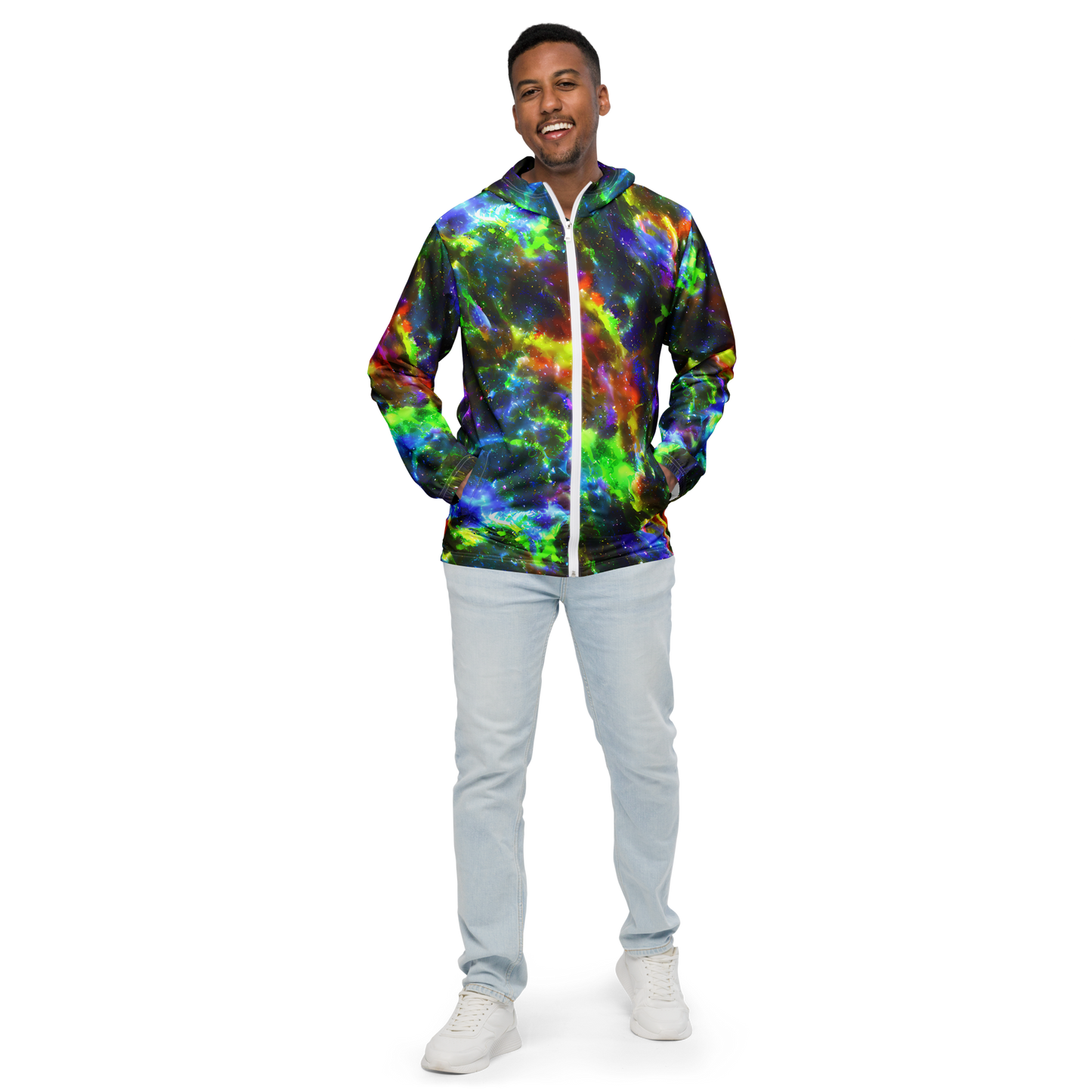 Men's Windbreaker - Neer Nebula