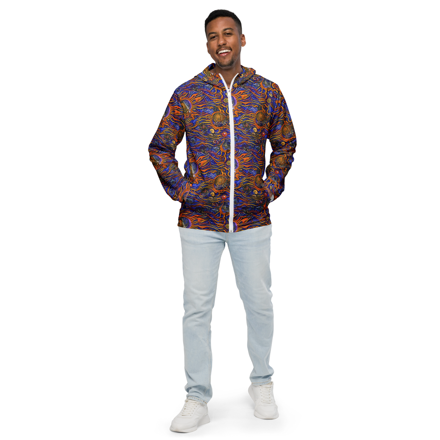 Men's Windbreaker - Mantegna Swirl