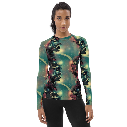 Women's Rash Guard - Galactic Serpent