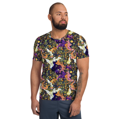 Men's Athletic T-Shirt - Ethereal Waltz