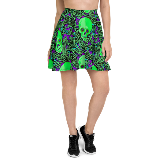 Skater Skirt - Ghostly Labyrinth