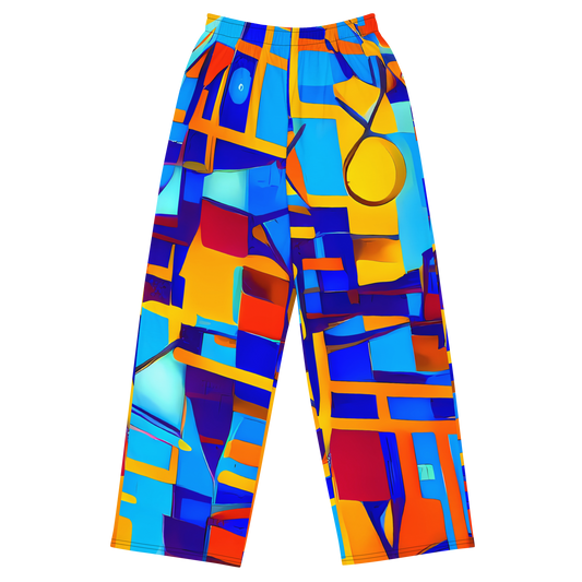 Wide-Leg Pants - Radiant Labyrinth