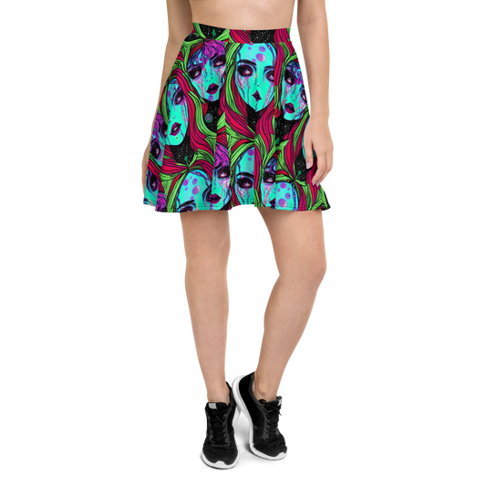 Skater Skirt - Luminous Nightfall