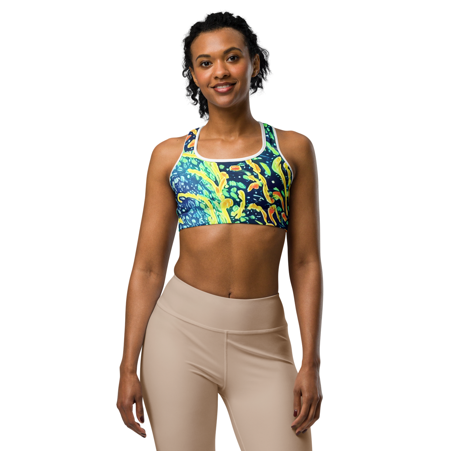 Sports Bra - Vortex Glow