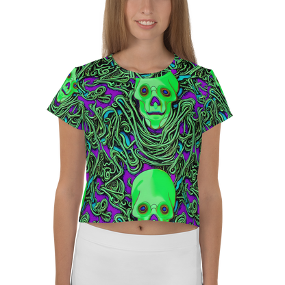 Women's Crop Tee - Ghostly Labyrinth