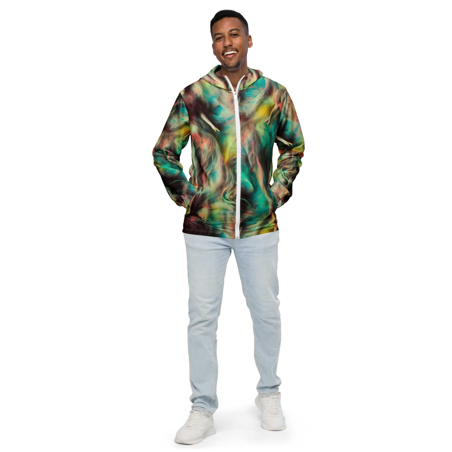 Men's Windbreaker - Enchanted Fusion