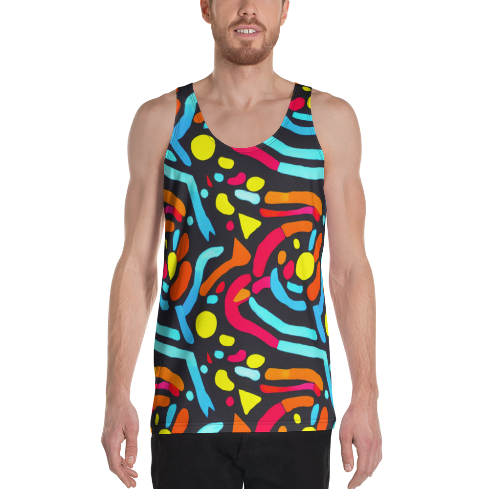 Men's Tank Top - Midnight Stream