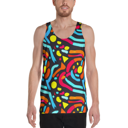 Men's Tank Top - Midnight Stream