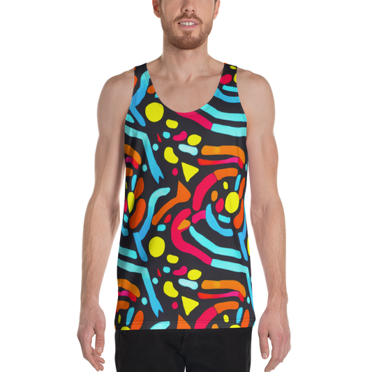 Men's Tank Top - Midnight Stream