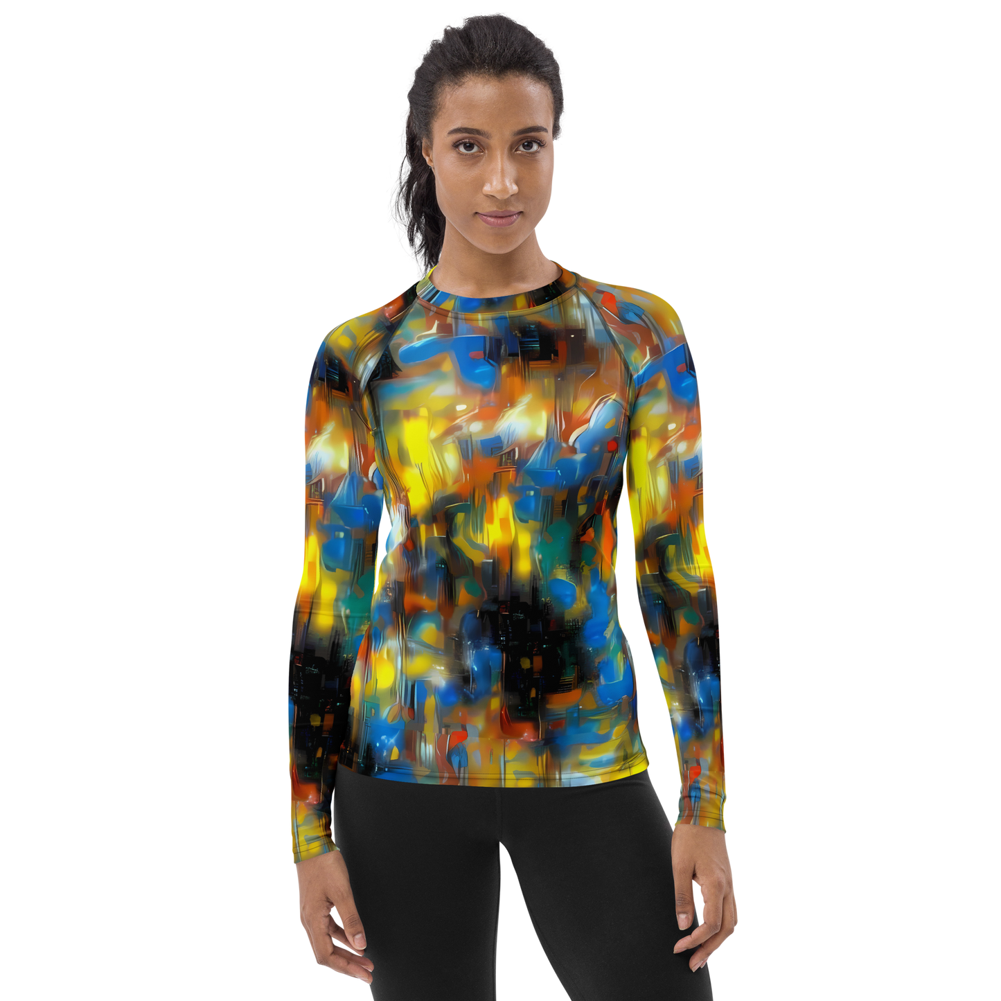 Women's Rash Guard - Wallis Warp