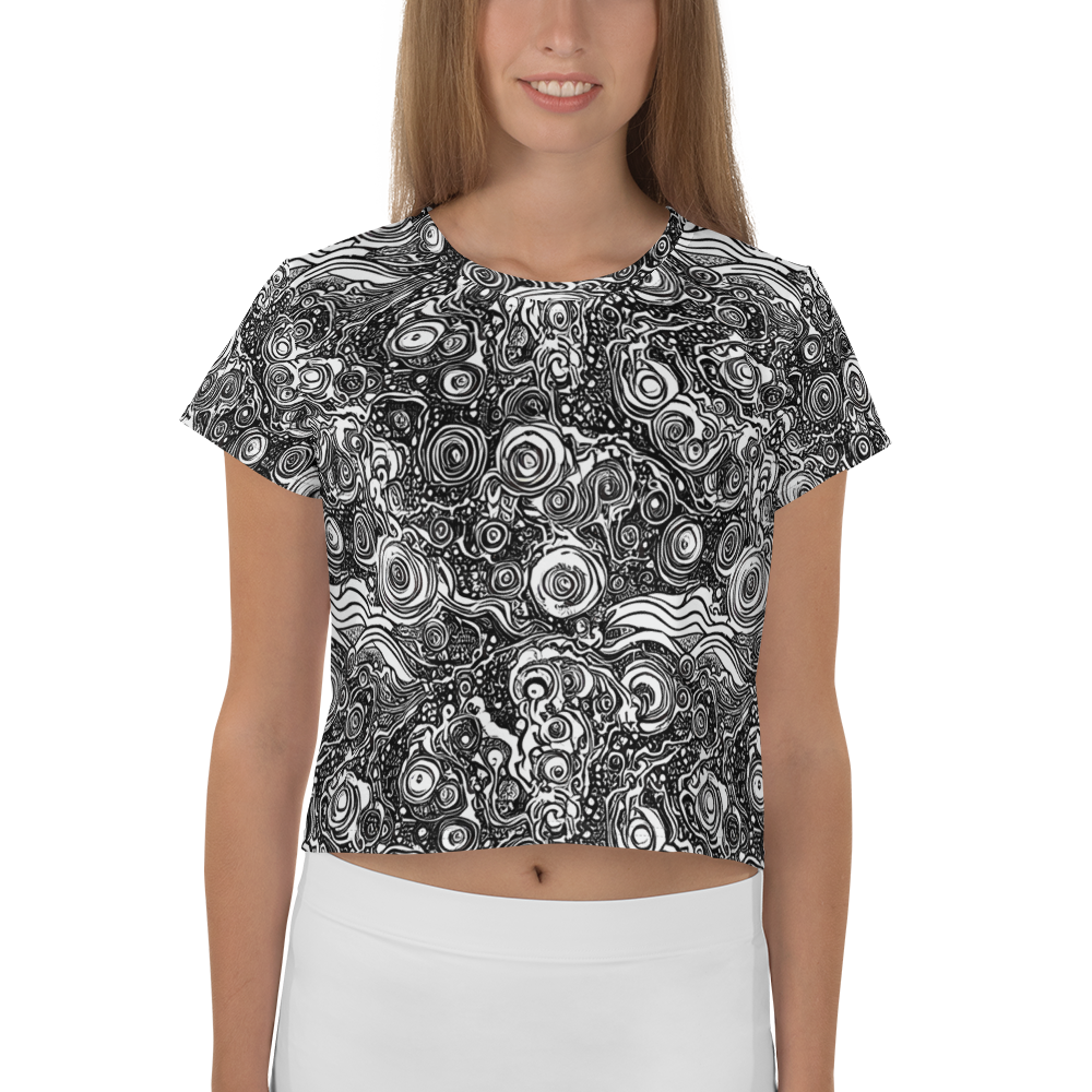 Women's Crop Tee - Swirling Stories