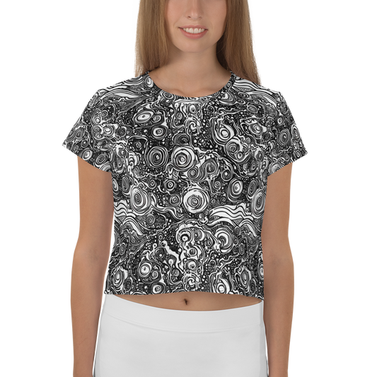 Women's Crop Tee - Swirling Stories