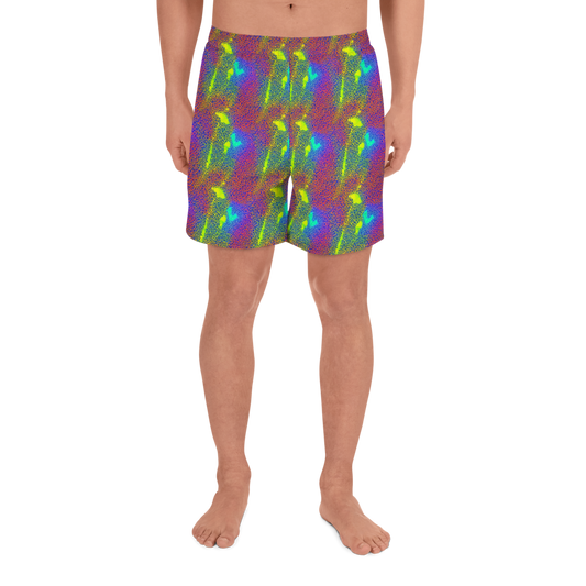 Men's Athletic Shorts - Prismatic Web