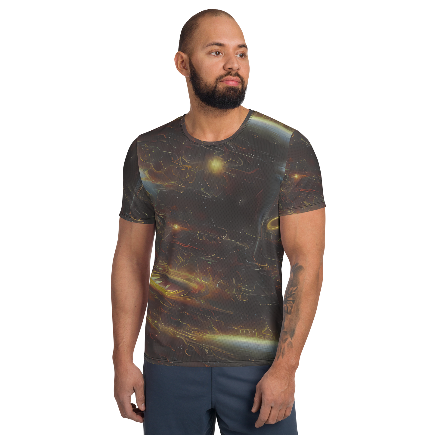 Men's Athletic T-Shirt - Quantum Illusions