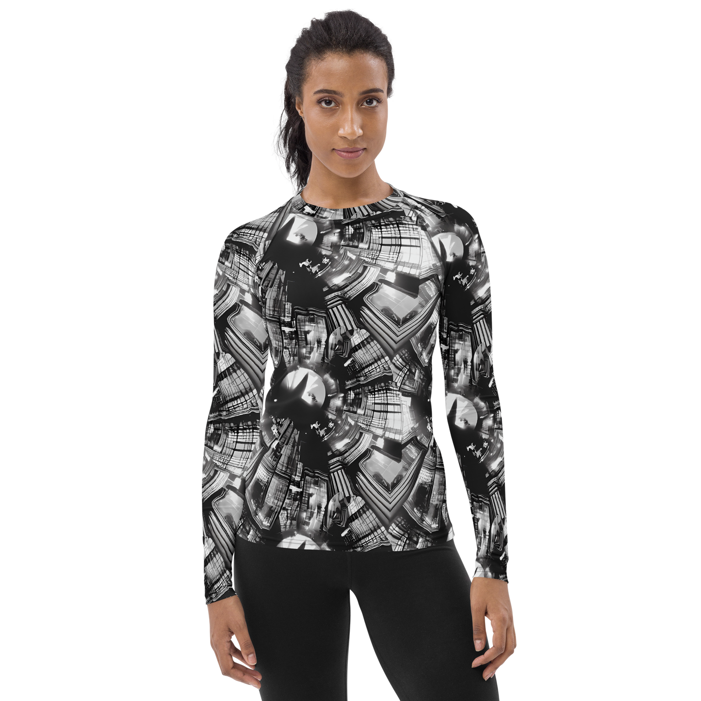 Women's Rash Guard - Silent Reflection