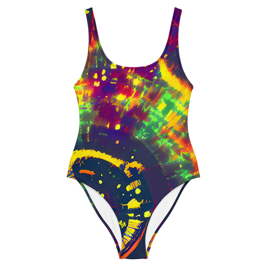 One-Piece Swimsuit - Hypercolor Oasis