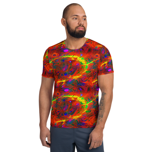 Men's Athletic T-Shirt - Blampied Blaze