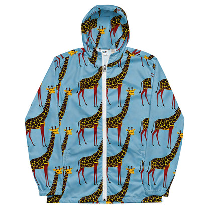 Men's Windbreaker - Giraffe Groove