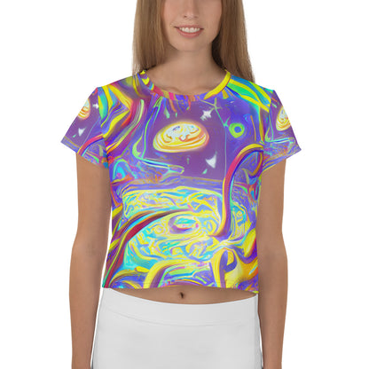 Women's Crop Tee - Daliesque Drift