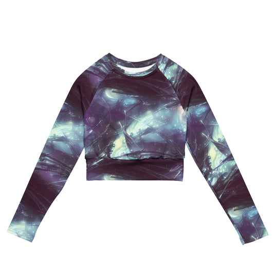 Long Sleeve Crop Top - Nihei Shimmer