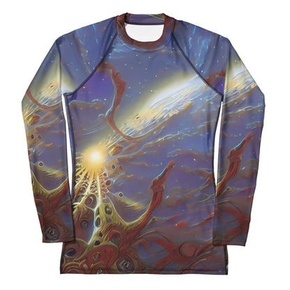 Women's Rash Guard - Stellar Drifters