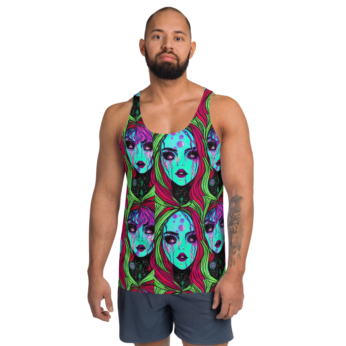 Men's Tank Top - Luminous Nightfall