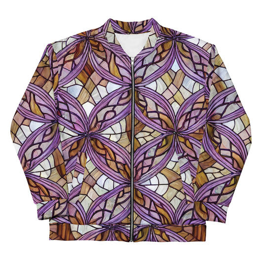 Bomber Jacket - Stained Glass Whirl
