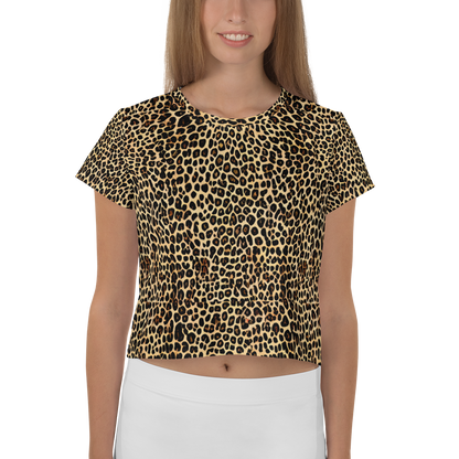 Women's Crop Tee - Cheetah Mosaic