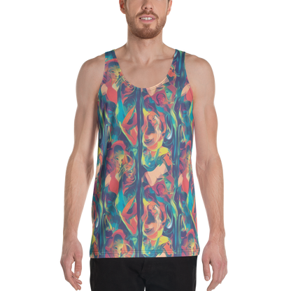 Men's Tank Top - Neon Aurora