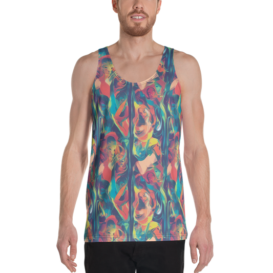 Men's Tank Top - Neon Aurora