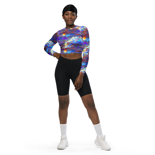 Long Sleeve Crop Top - Orion Ripple