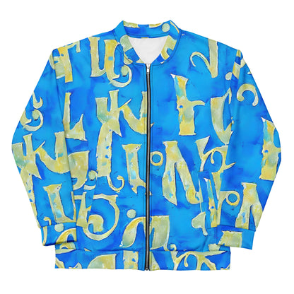 Bomber Jacket - Golden Glyphs