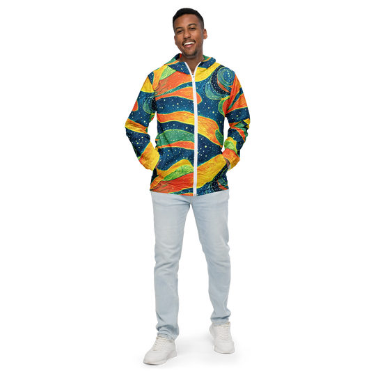 Men's Windbreaker - Celestial Harmony