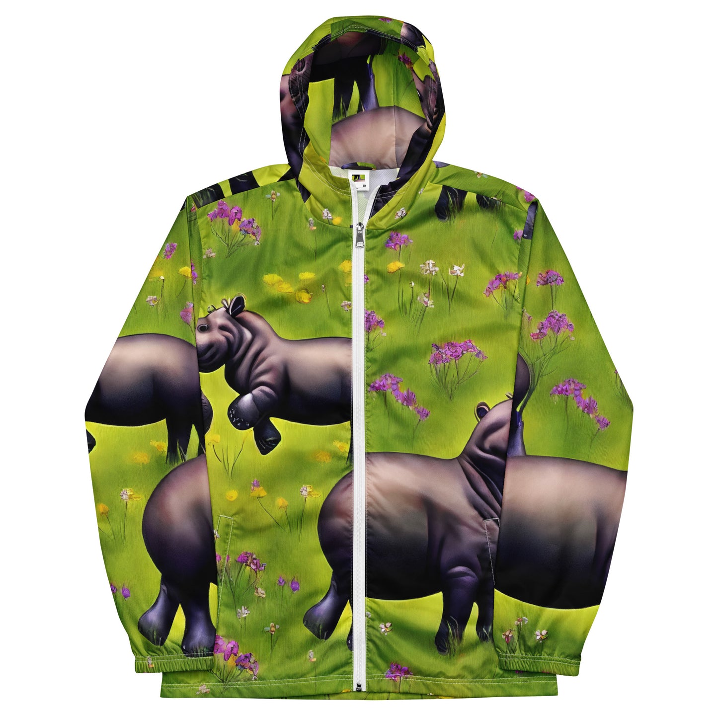 Men's Windbreaker - Verdant Safari
