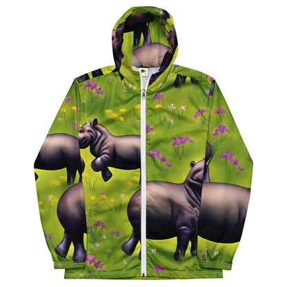 Men's Windbreaker - Verdant Safari